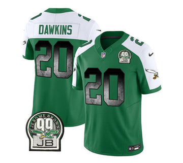 Brian Dawkins Philadelphia Eagles green Vapor jersey