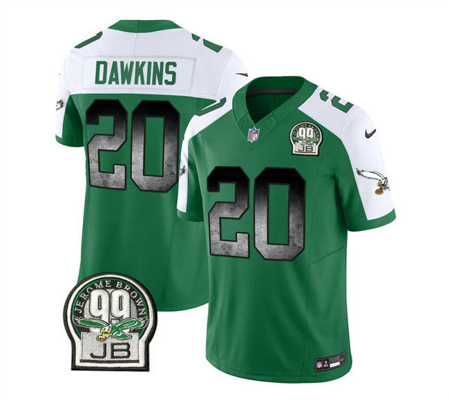 Brian Dawkins Philadelphia Eagles green Vapor jersey