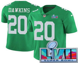 Brian Dawkins Philadelphia Eagles green Vapor jersey