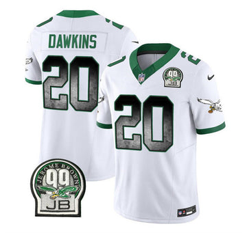 Brian Dawkins Philadelphia Eagles white Vapor jersey