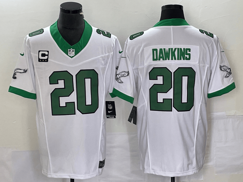 Brian Dawkins Philadelphia Eagles white Vapor jersey