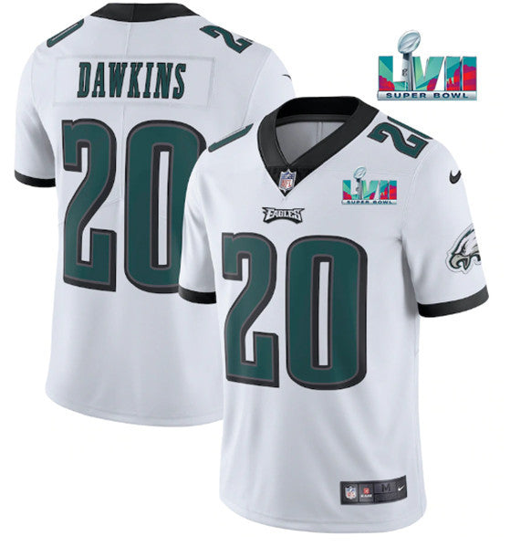 Brian Dawkins Philadelphia Eagles white Vapor jersey