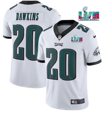 Brian Dawkins Philadelphia Eagles white Vapor jersey