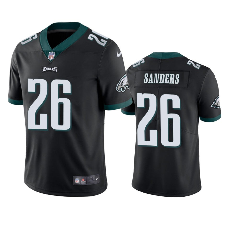 Miles Sanders Philadelphia Eagles black Vapor jersey