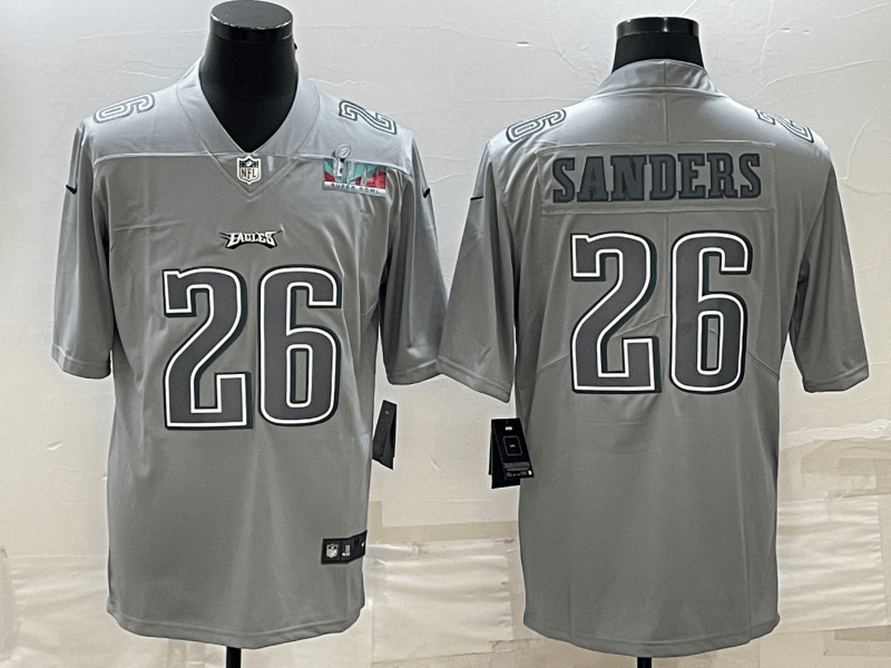 Miles Sanders Philadelphia Eagles gray Fashion jersey