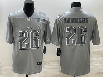 Miles Sanders Philadelphia Eagles gray Fashion jersey