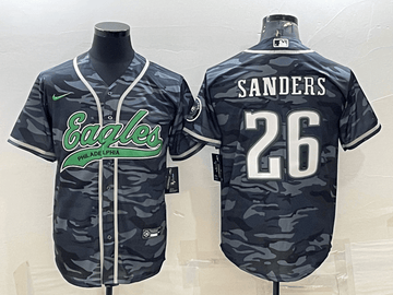 Miles Sanders Philadelphia Eagles grey Camo jersey