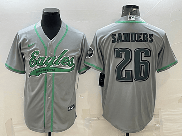 Miles Sanders Philadelphia Eagles grey jersey