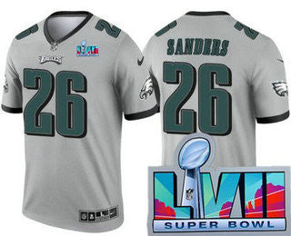 Miles Sanders Philadelphia Eagles gray Vapor jersey