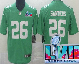 Miles Sanders Philadelphia Eagles green Vapor jersey