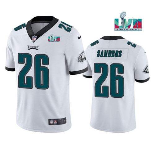 Miles Sanders Philadelphia Eagles white Vapor jersey