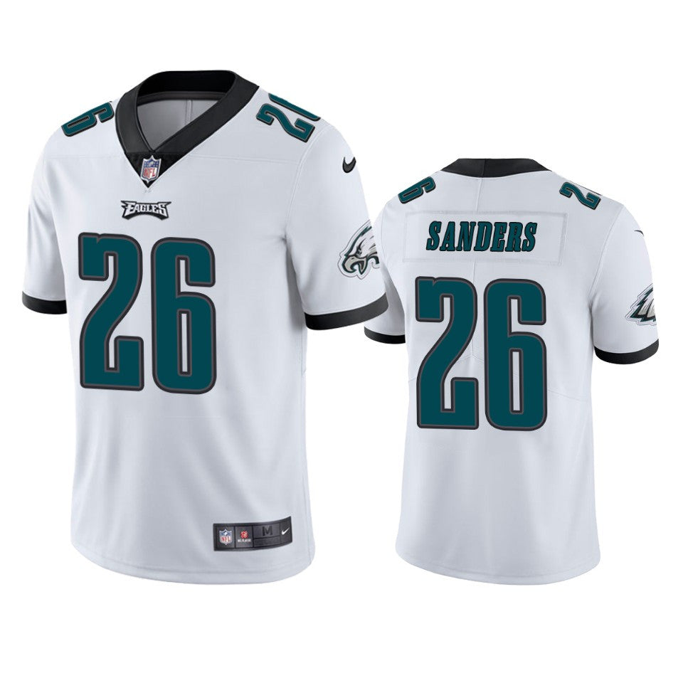 Miles Sanders Philadelphia Eagles white Vapor jersey