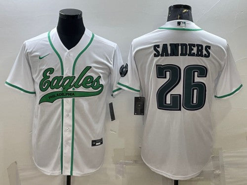 Miles Sanders Philadelphia Eagles white jersey