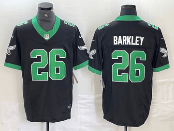 Saquon Barkley Philadelphia Eagles black FUSE jersey