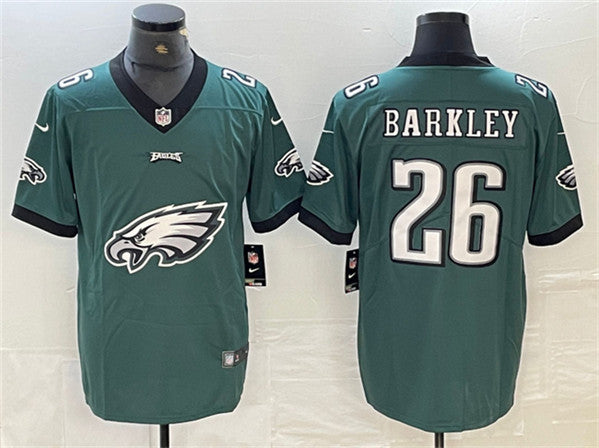 Saquon Barkley Philadelphia Eagles green Vapor jersey