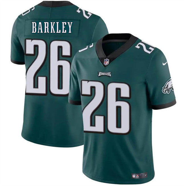 Saquon Barkley Philadelphia Eagles green Vapor jersey