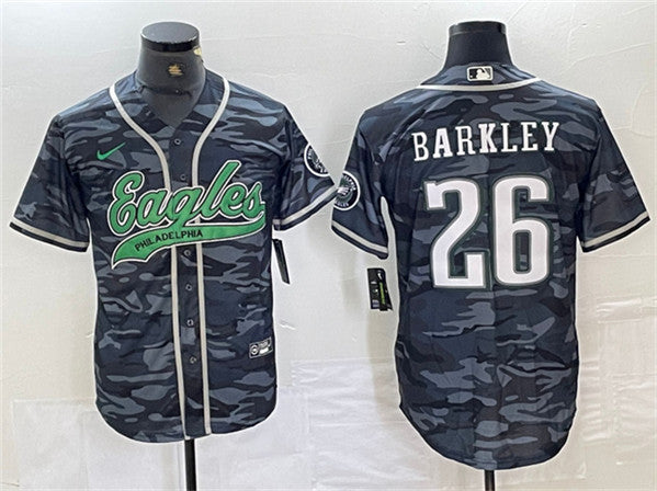 Saquon Barkley Philadelphia Eagles white jersey