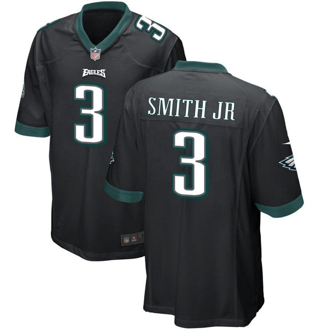 Nolan Smith Jr Philadelphia Eagles black Game jersey