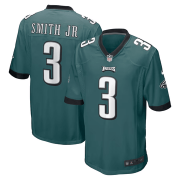 Nolan Smith Jr Philadelphia Eagles green Game jersey