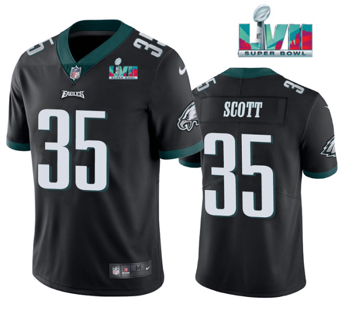 Boston Scott Philadelphia Eagles black Vapor jersey