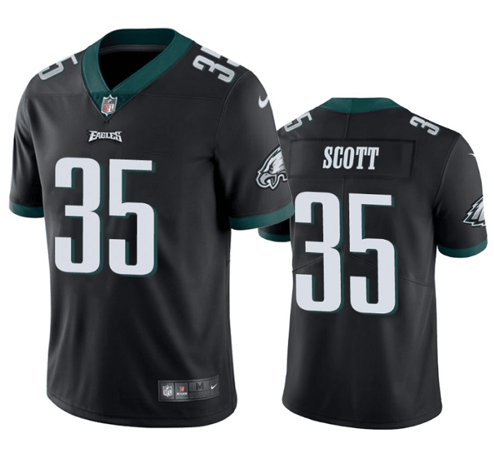 Boston Scott Philadelphia Eagles black Vapor jersey