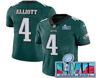 Jake Elliott Philadelphia Eagles green Vapor jersey
