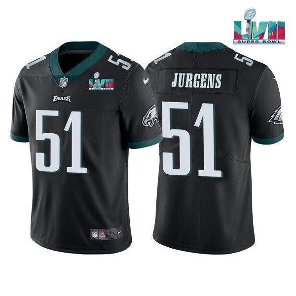 Cam Jurgens Philadelphia Eagles black Vapor jersey