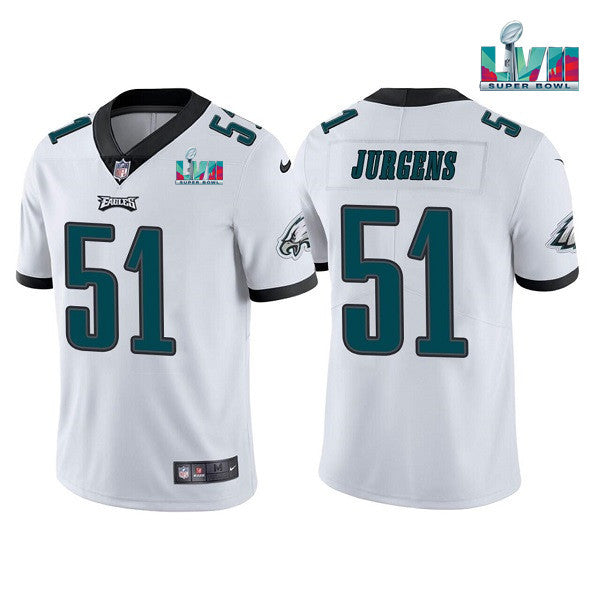 Cam Jurgens Philadelphia Eagles white Vapor jersey