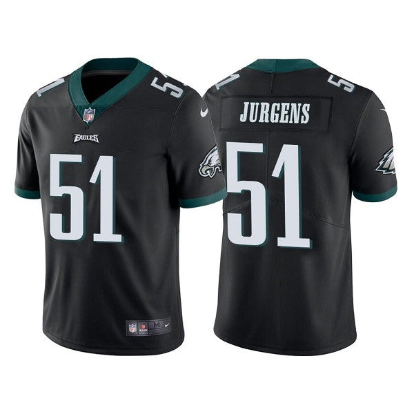 Cameron Jurgens Philadelphia Eagles black Vapor jersey