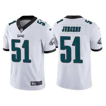 Cameron Jurgens Philadelphia Eagles white Vapor jersey