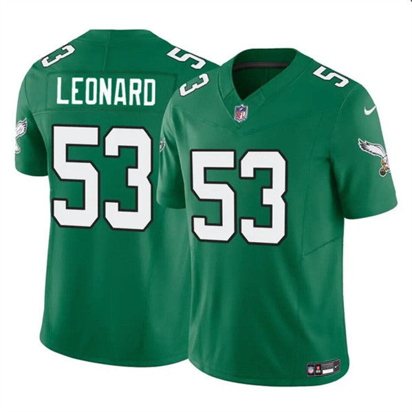 Shaquille Leonard Philadelphia Eagles green Vapor jersey