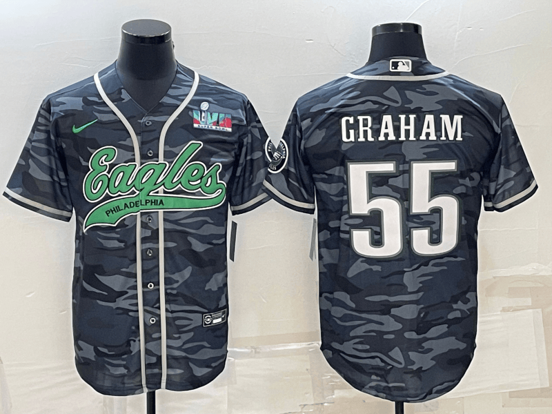 Brandon Graham Philadelphia Eagles gray Camo jersey