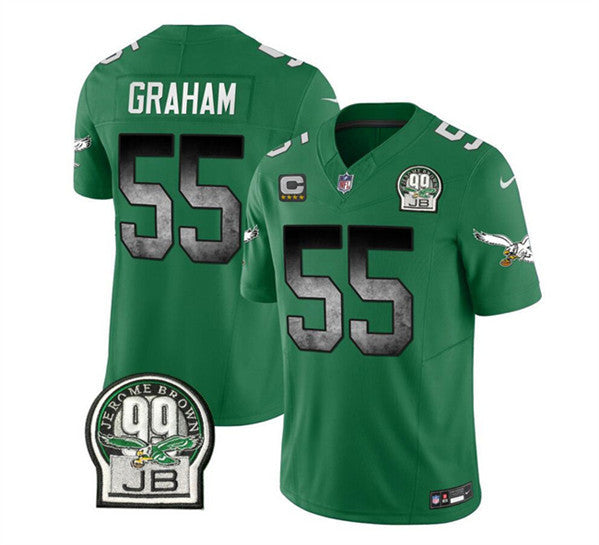 Brandon Graham Philadelphia Eagles green Vapor jersey