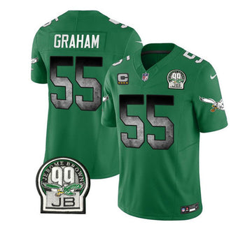 Brandon Graham Philadelphia Eagles green Vapor jersey