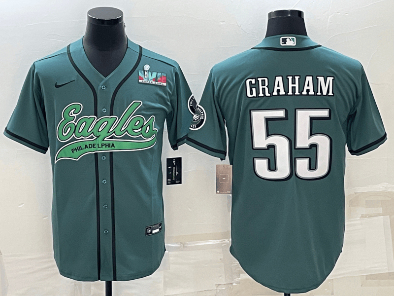 Brandon Graham Philadelphia Eagles green jersey