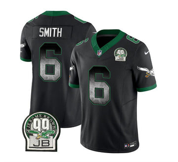 DeVonta Smith Philadelphia Eagles black Vapor jersey