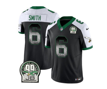 DeVonta Smith Philadelphia Eagles black Vapor jersey