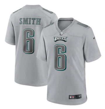 DeVonta Smith Philadelphia Eagles gray Game jersey