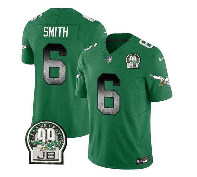 DeVonta Smith Philadelphia Eagles green Vapor jersey