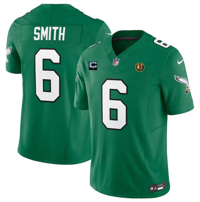 DeVonta Smith Philadelphia Eagles green Vapor jersey