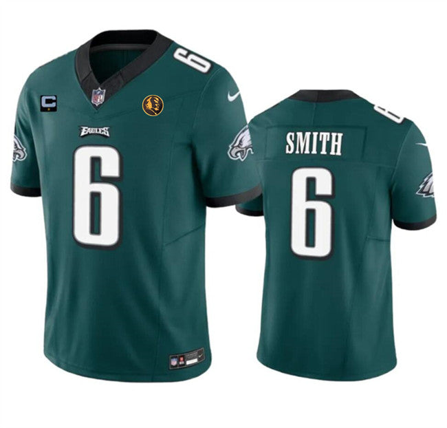 DeVonta Smith Philadelphia Eagles green Vapor jersey