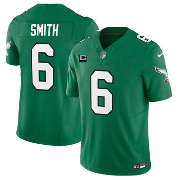 DeVonta Smith Philadelphia Eagles green Vapor jersey
