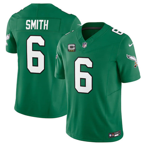 DeVonta Smith Philadelphia Eagles green Vapor jersey