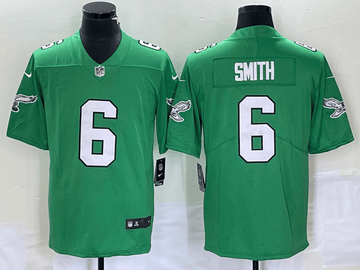 DeVonta Smith Philadelphia Eagles green Vapor jersey