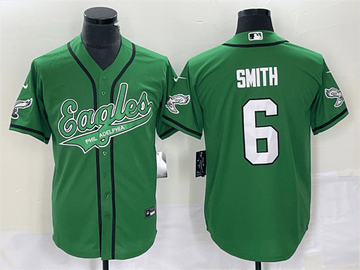 DeVonta Smith Philadelphia Eagles green jersey