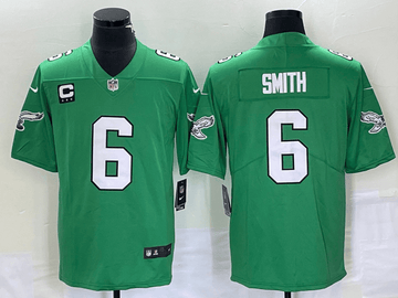 DeVonta Smith Philadelphia Eagles green Vapor jersey