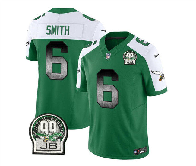 DeVonta Smith Philadelphia Eagles green Vapor jersey