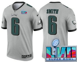 DeVonta Smith Philadelphia Eagles gray Vapor jersey