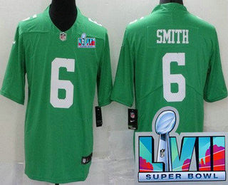 DeVonta Smith Philadelphia Eagles green Vapor jersey