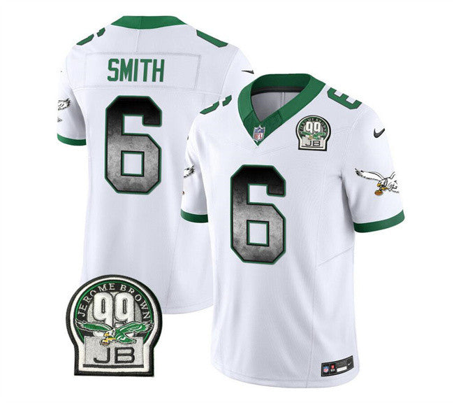 DeVonta Smith Philadelphia Eagles white Vapor jersey